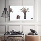 Sevres Palm Framed Canvas, 60 x 90cm