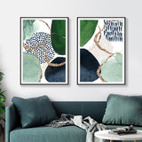 Abstract — Floating Frame 2-Panel Canvas Set — Allure Home Collections