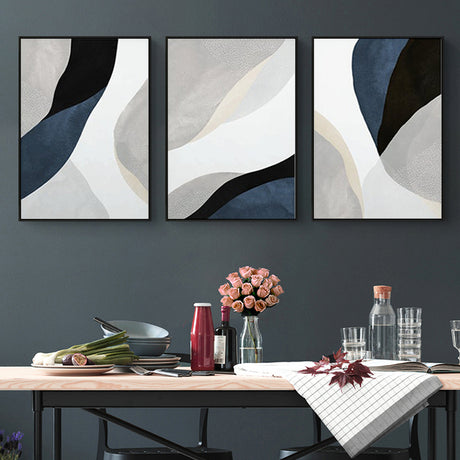 Abstract — Framed Canvas Set with Floating Effect — Allure Home Collections