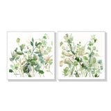 Sage Garden by Carol Robinson — Framed Canvas Artwork Set — Allure Home Collections