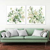 Sage Garden by Carol Robinson — Framed Canvas Artwork Set — Allure Home Collections