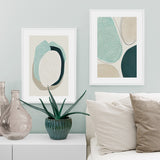 Abstract Circle — Framed Canvas Set — Allure Home Collections