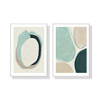 Abstract Circle — Framed Canvas Set — Allure Home Collections