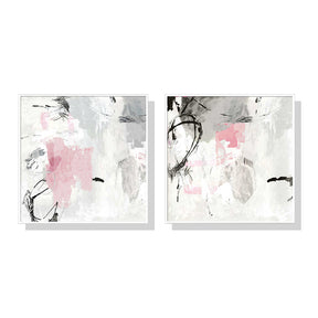 Valencia minimal abstract framed canvas wall art