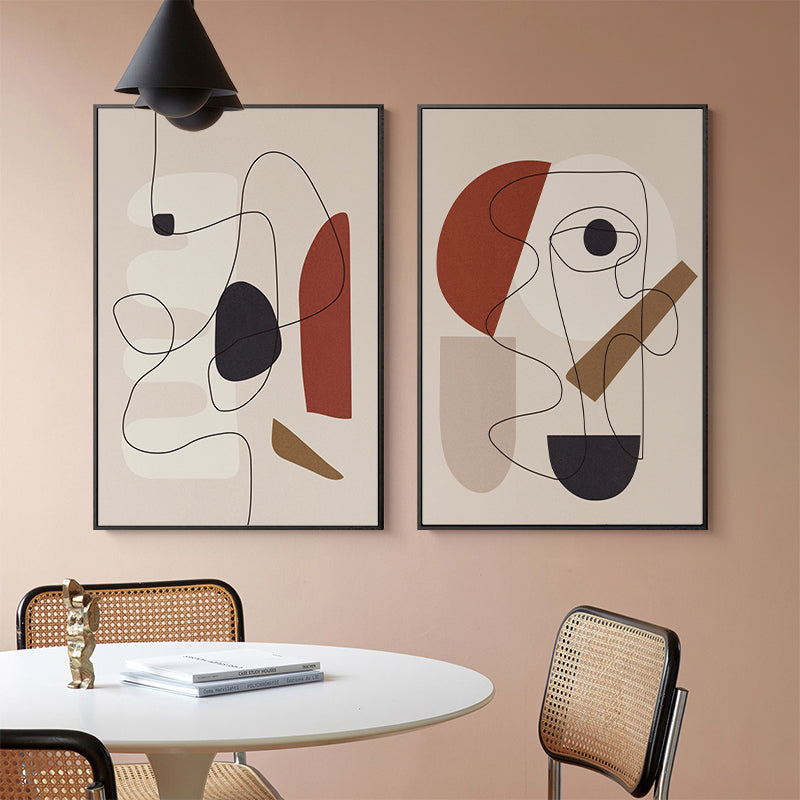 Abstract Line Art — 3-Panel Canvas Set — Allure Home Collections