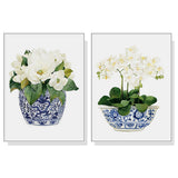 Elegant Flower — 2-Panel Floral Canvas Set — Allure Home Collections
