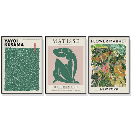 Flower Market — Modern Floral Canvas Print — Allure Home Collections