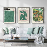 Flower Market — Modern Floral Canvas Print — Allure Home Collections