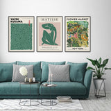 Flower Market — Modern Floral Canvas Print — Allure Home Collections