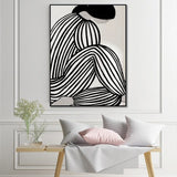 Suresnes Figure Framed Canvas, 50 x 70cm