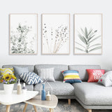Lavender and Eucalyptus — Wood-Framed 3-Panel Canvas Set — Allure Home Collections