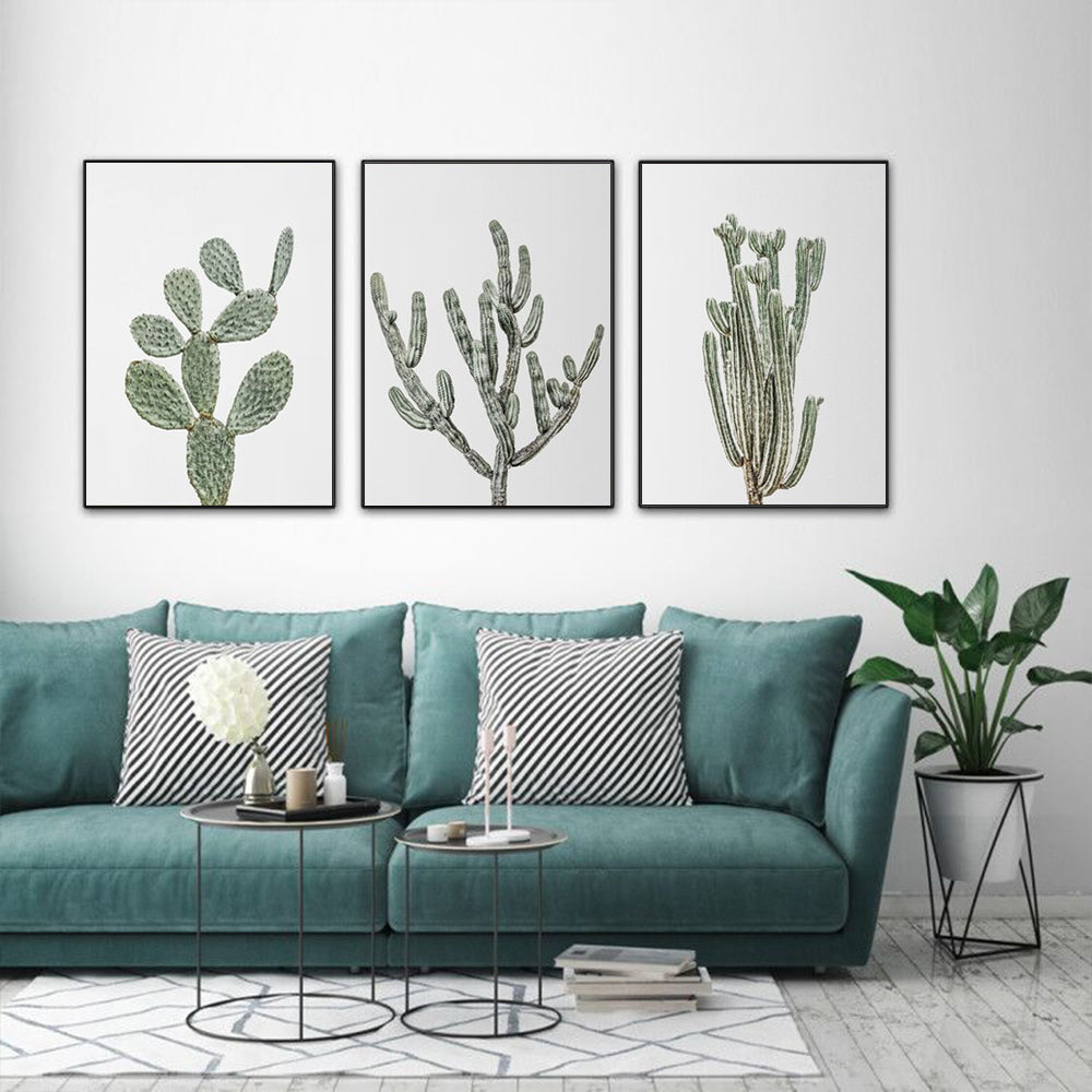 Desert — Framed 3-Panel Canvas Set, Melbourne Hand-Framed — Allure Home Collections