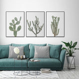 Desert — Framed 3-Panel Canvas Set, Melbourne Hand-Framed — Allure Home Collections
