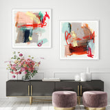 Abstract Colourful Garden — Canvas Print — Allure Home Collections