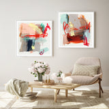 Abstract Colourful Garden — Canvas Print — Allure Home Collections
