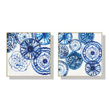 Modern Decorative — Gold-Framed 2-Panel Canvas Set — Allure Home Collections