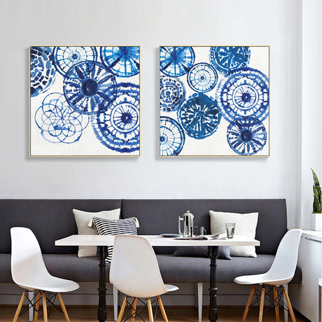 Modern Decorative — Gold-Framed 2-Panel Canvas Set — Allure Home Collections