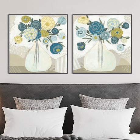 Bouquet — Framed Canvas Print for Living Room and Bedroom — Allure Home Collections