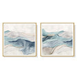 Mountain — Gold-Framed 2-Panel Canvas Set — Allure Home Collections