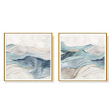 Mountain — Gold-Framed 2-Panel Canvas Set — Allure Home Collections