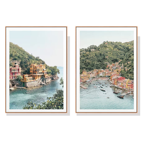 Italy Coast — 2-Panel Canvas Set, Australian-Made — Allure Home Collections