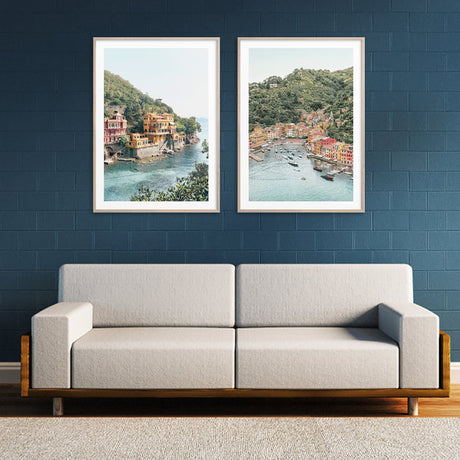 Italy Coast — 2-Panel Canvas Set, Australian-Made — Allure Home Collections