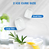 Portable ice maker with carry handle on a home bar counter