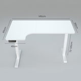 FORTIA Dual Motor L-Shaped Adjustable Desk
