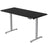 FORTIA Electric Sit-Stand Desk White Oak or Black — Allure Home Collections