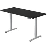 FORTIA Electric Sit-Stand Desk White Oak or Black — Allure Home Collections