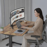 Casey Electric Standing Desk, Walnut 160cm
