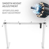 FORTIA Motorised Sit-Stand Desk 120 x 60cm Black or White — Allure Home Collections