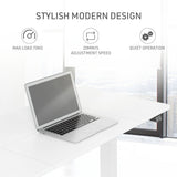 FORTIA Motorised Sit-Stand Desk 120 x 60cm Black or White — Allure Home Collections