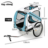 Waregem Pet and Cargo Bike Trailer, 40kg, Blue