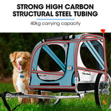 Waregem Pet and Cargo Bike Trailer, 40kg, Blue
