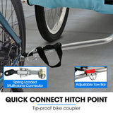 Waregem Pet and Cargo Bike Trailer, 40kg, Blue