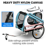 Waregem Pet and Cargo Bike Trailer, 40kg, Blue