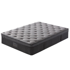 Marebbe luxury 7 zone natural latex Euro top pocket spring mattress