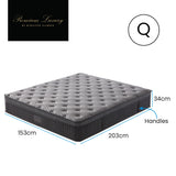Kingston Slumber Luxury 7-Zone Natural Latex Euro Top Pocket Spring Mattress — Allure Home Collections