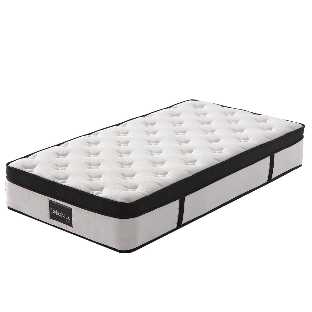 Kingston Slumber RelaxMax 31cm Euro Top 5-Zone Pocket Spring Mattress — OEKO-TEX Knitted — Allure Home Collections