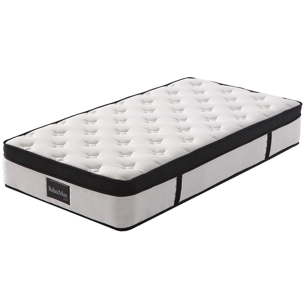 Kingston Slumber RelaxMax 31cm Euro Top 5-Zone Pocket Spring Mattress — OEKO-TEX Knitted — Allure Home Collections