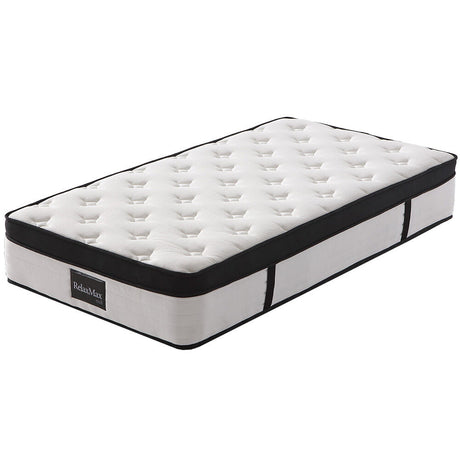 Kingston Slumber RelaxMax 31cm Euro Top 5-Zone Pocket Spring Mattress — OEKO-TEX Knitted — Allure Home Collections