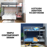 Norcia Single Bunk Bed, Grey