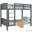 Montefalco Grey Single bed frame in a modern bedroom
