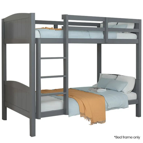 Montefalco Grey Single bed frame in a modern bedroom