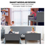 Montefalco Single Bunk Bed, Grey