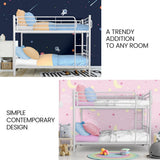 Bevagna Single Bunk Bed, White
