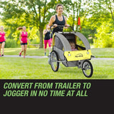 Deinze Convertible Kids Bike Trailer and Jogger