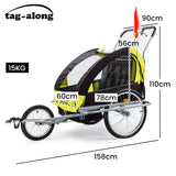 Deinze Convertible Kids Bike Trailer and Jogger