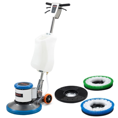 Commercial 17 inch orbital floor scrubber and polisher, view 1